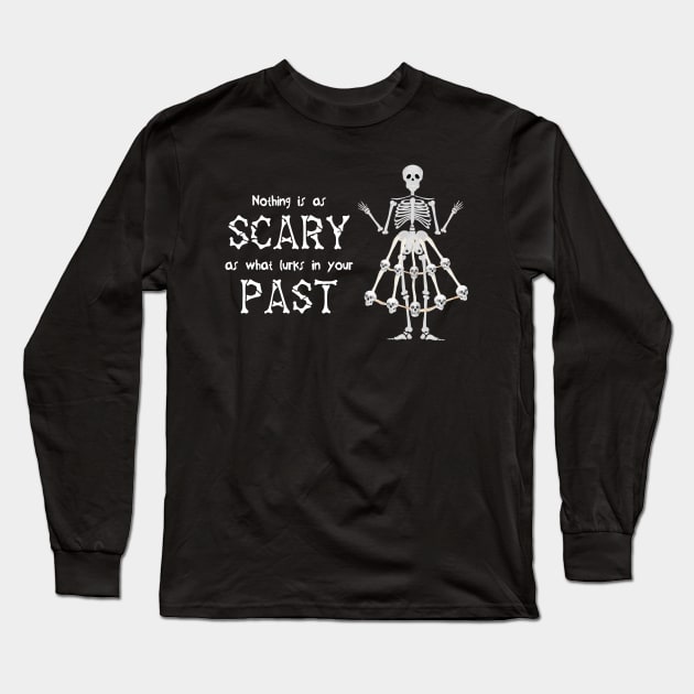 Nothing is as Scary as What Lurks in your Past - The Cringe (CXG Inspired) [dark] Long Sleeve T-Shirt by Ukulily